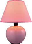 Asztali Lámpa Cindy - Fáradt rózsaszín, konvencionális, Kerámia/Textil (18/23cm) - Ombra