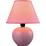 Tischleuchte Cindy - Altrosa, KONVENTIONELL, Keramik/Textil (18/23cm) - Ombra