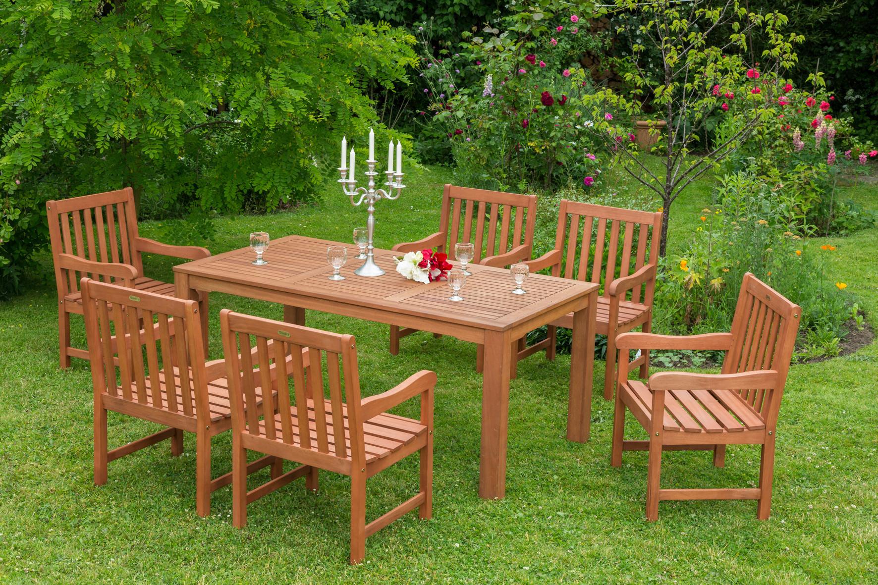 Gartensessel Santos Holz - Naturfarben, Basics, Holz (57/89/58cm) - Gardenson