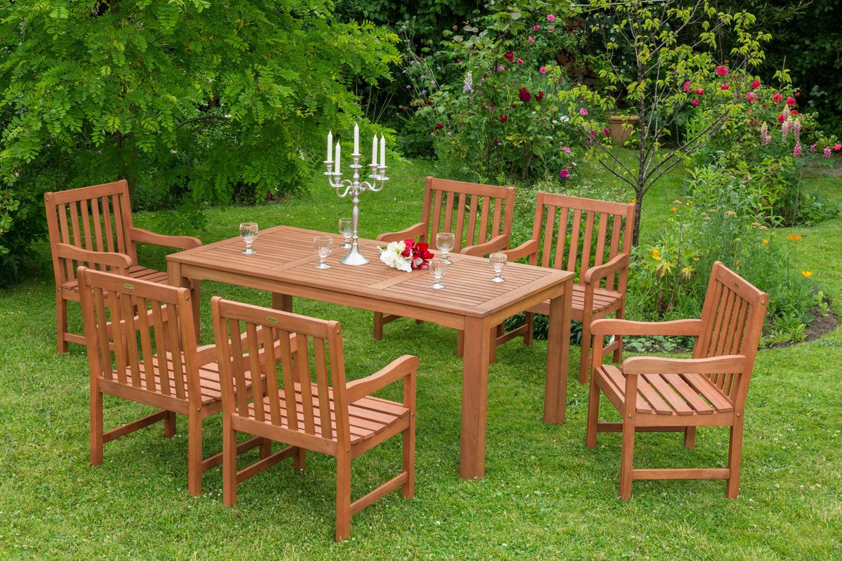 Gartensessel Santos Holz - Naturfarben, Basics, Holz (57/89/58cm) - Gardenson
