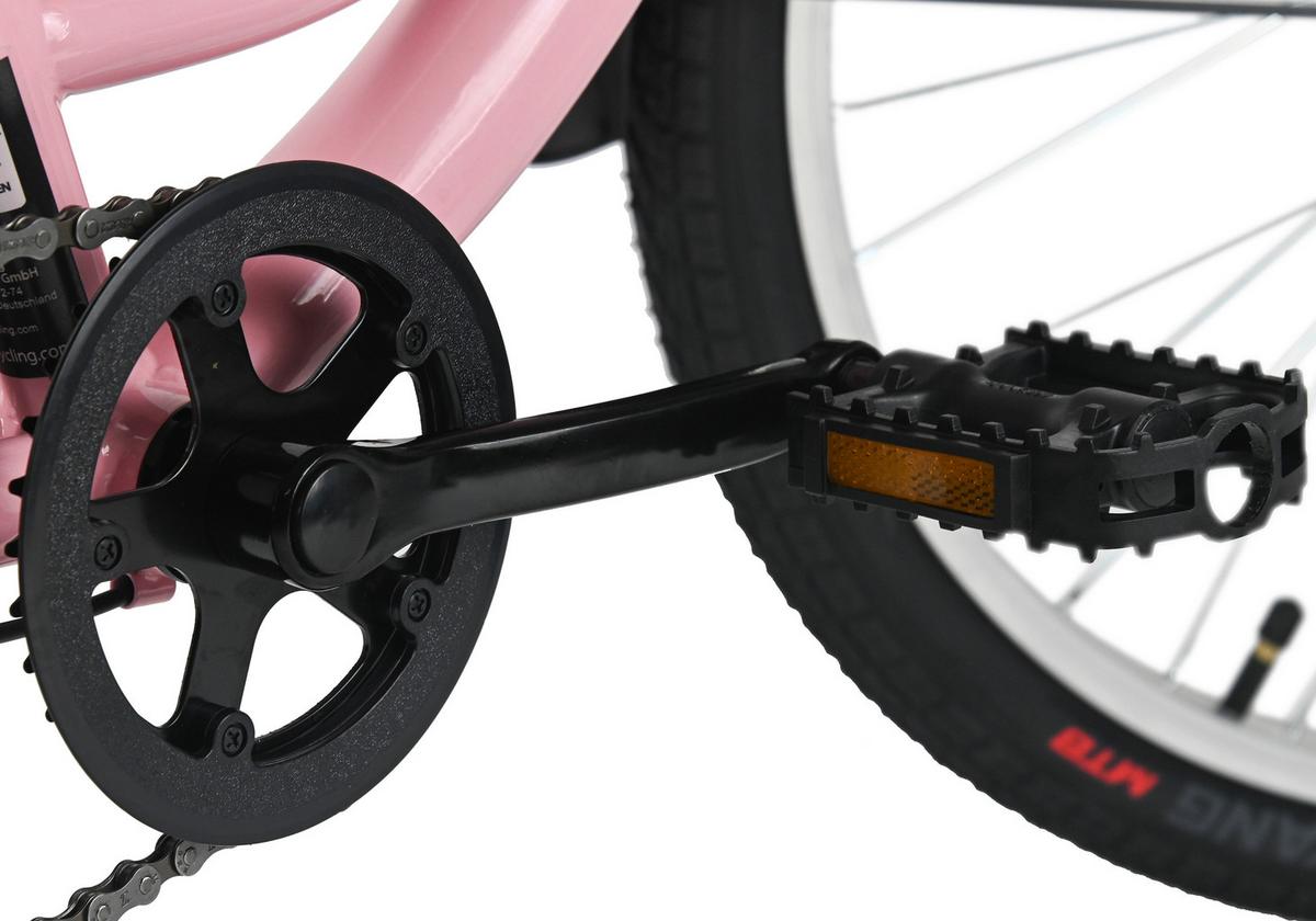 Kinderfahrrad Dacapo Cindy 24 Zoll, Rh 32cm - Pink, Basics, Metall (25/140/60cm)