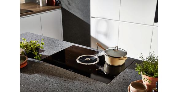 Einbauküche Fontana Frei Planbar Modern, Grifflos - Eichefarben/Anthrazit, MODERN, Holzwerkstoff - Vertico