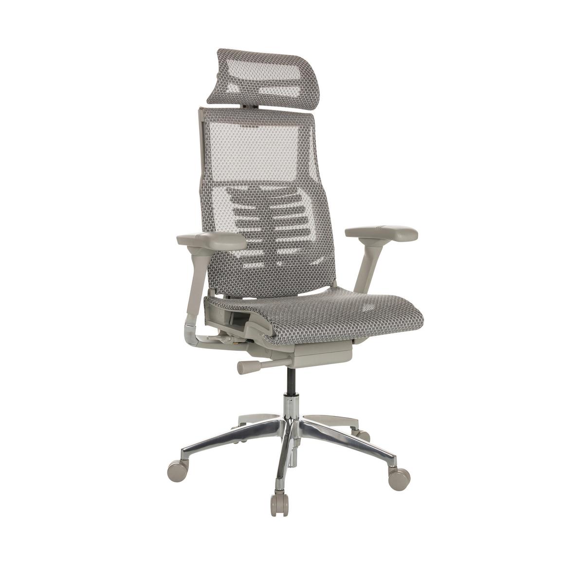 Drehstuhl Dynafit Ii G - Hellgrau/Alufarben, Basics, Kunststoff/Textil (67/119-135/60cm) - MID.YOU