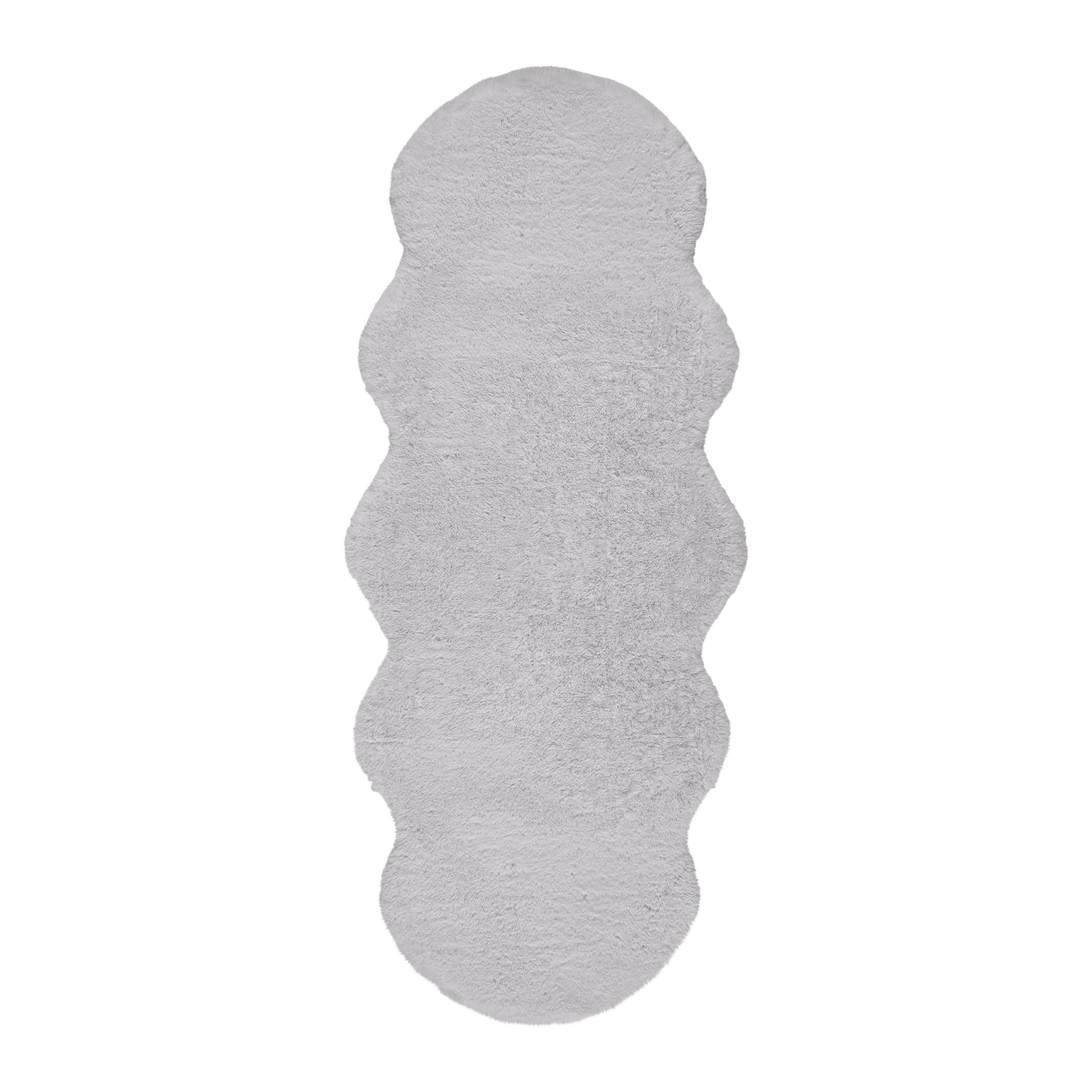 UMELÁ KOŽUŠINA Nico 2, 60/150cm, sivá - sivá, Konventionell, kožušina (60/150cm) - Mömax