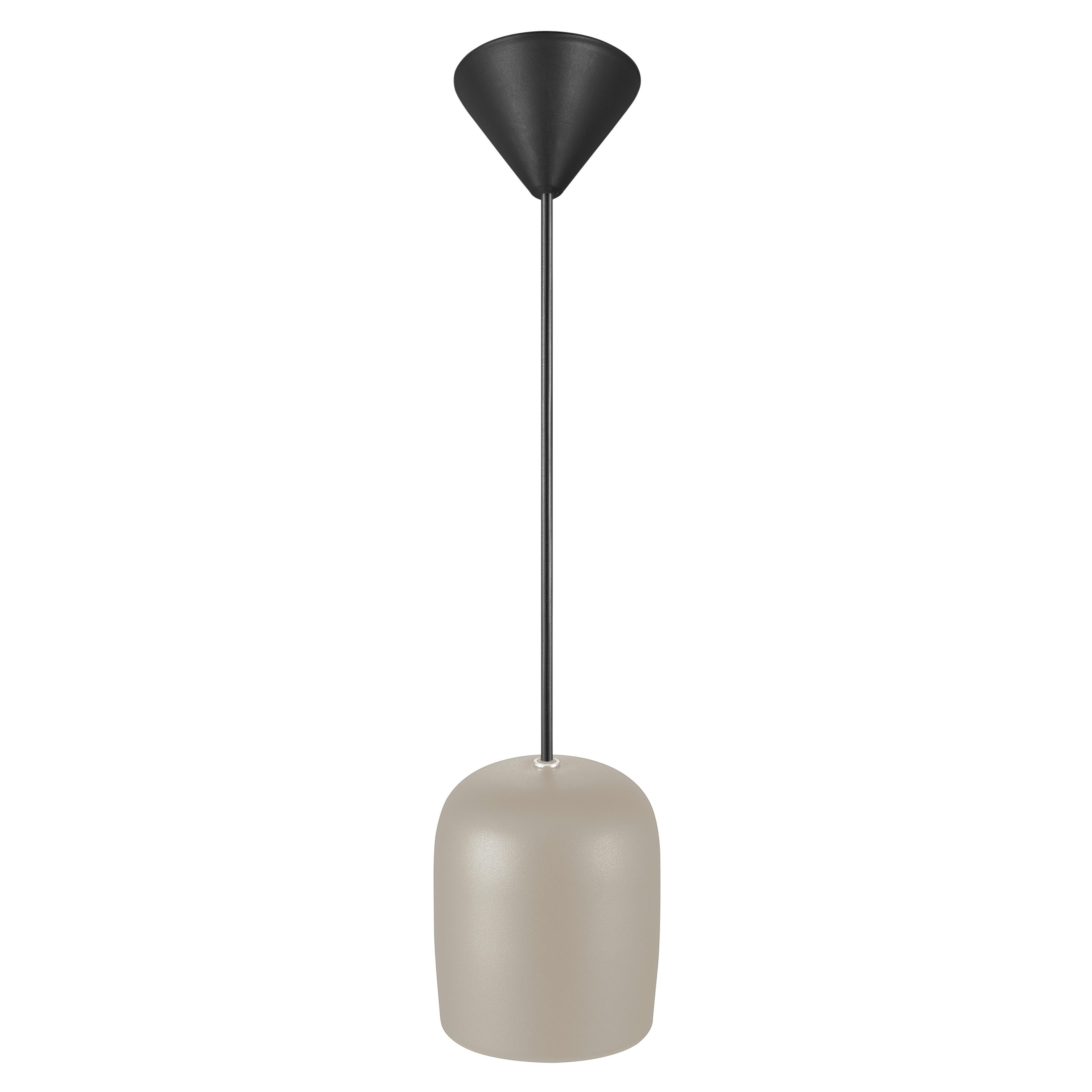 Hängeleuchte Notti Grau D: 10 cm - Grau, Design, Metall (10/12cm) - Nordlux