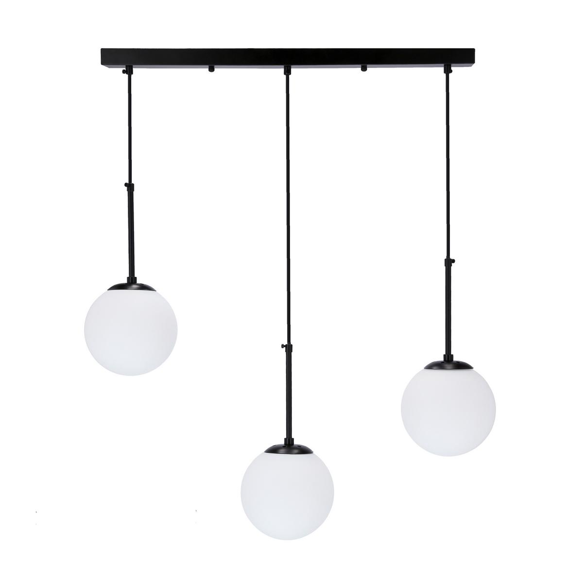 Hängeleuchte 33-09609 Pompei - Schwarz/Weiß, Basics, Metall (67/15/150cm)