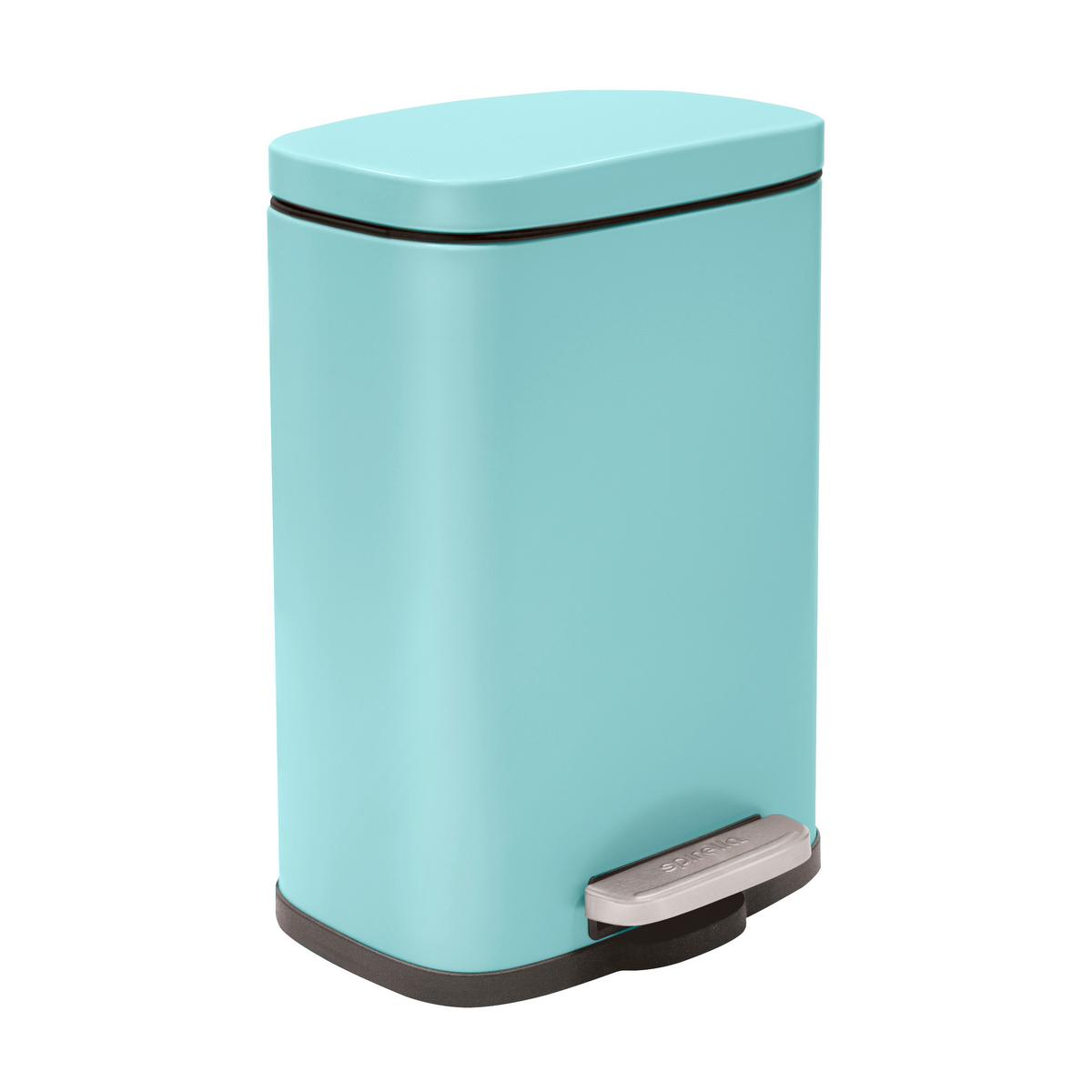 TRETEIMER AKORA - Blau, Basics, Metall (21.4/17.6/30cm) - Spirella