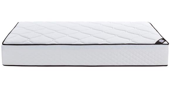 Boxspringmatratze Valerie 180x200 cm H2/H3 H: 31 cm - Weiß, Textil (180/200cm) - Ele