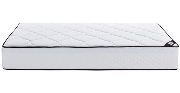 Boxspringmatratze Valerie 140x200cm H2 H: 31 cm - Weiß, Textil (140/200cm) - Ele