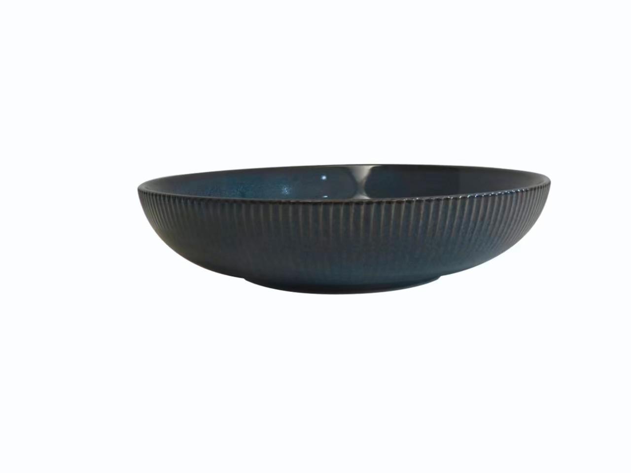 Suppenteller Danica - Dunkelblau, ROMANTIK / LANDHAUS, Keramik (20/5cm) - James Wood