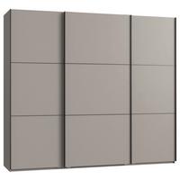 Schwebetürenschrank Indian A Saharagrau Dekor, B: 250cm - Sahara, KONVENTIONELL, Holzwerkstoff (250/216/65cm)