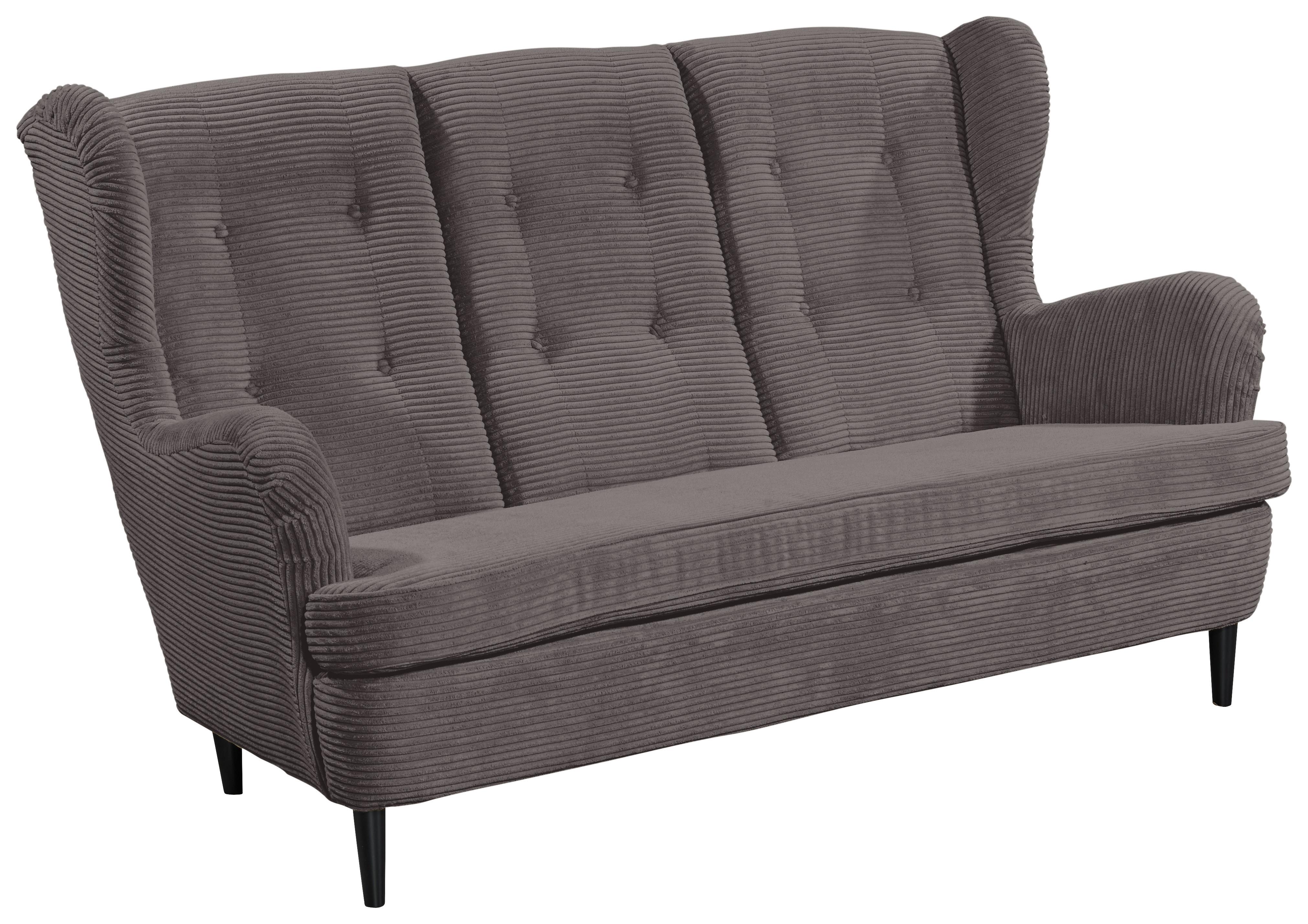 Küchensofa Oskar 5 Mokka B: 176 Cm - Schwarz/Mokka, KONVENTIONELL, Textil (176/103/98cm) - MID.YOU