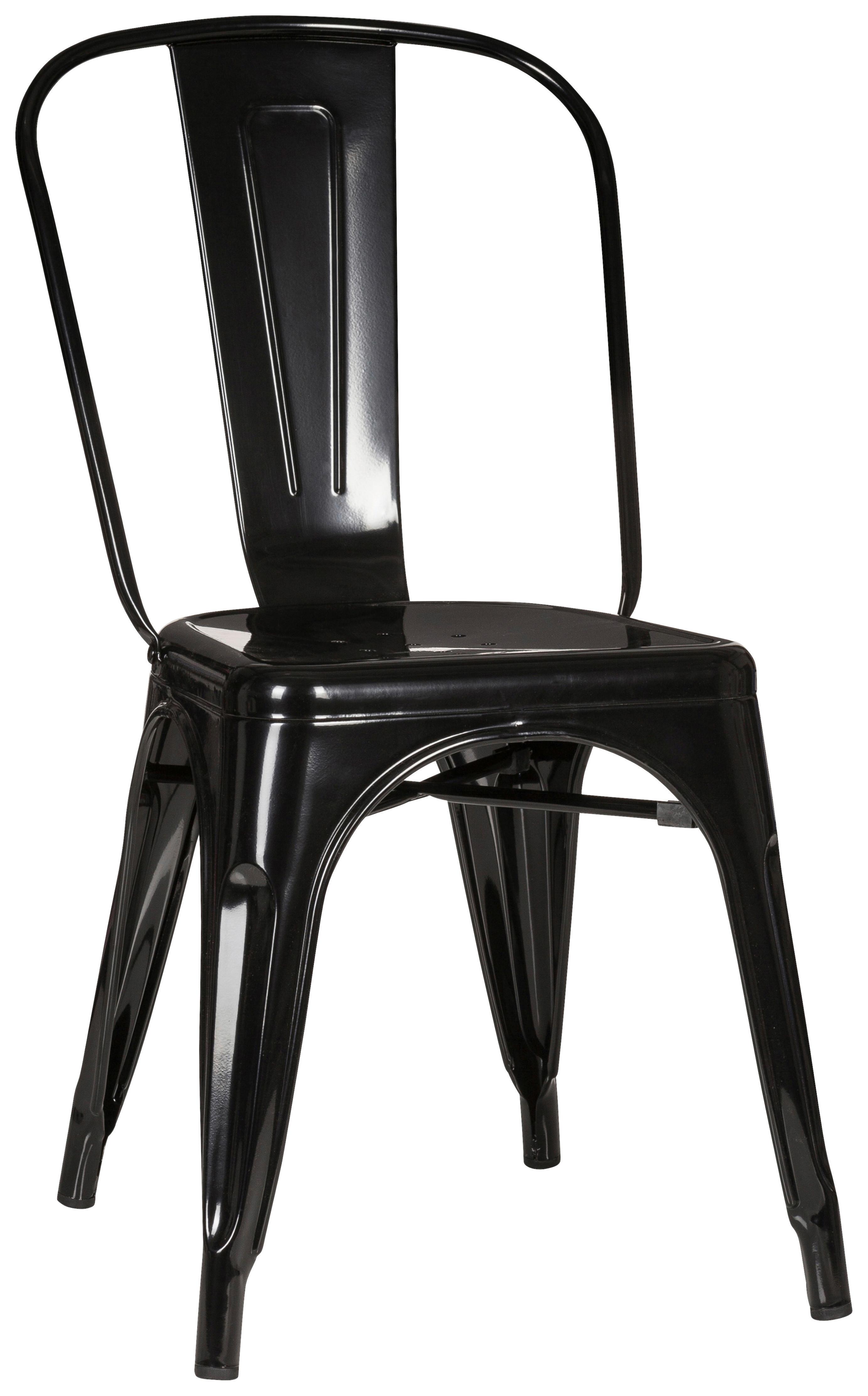 Stuhl Vantaggio Comfort Schwarz Bis 150 Kg - Schwarz, Basics, Metall (44/84/54cm) - MID.YOU