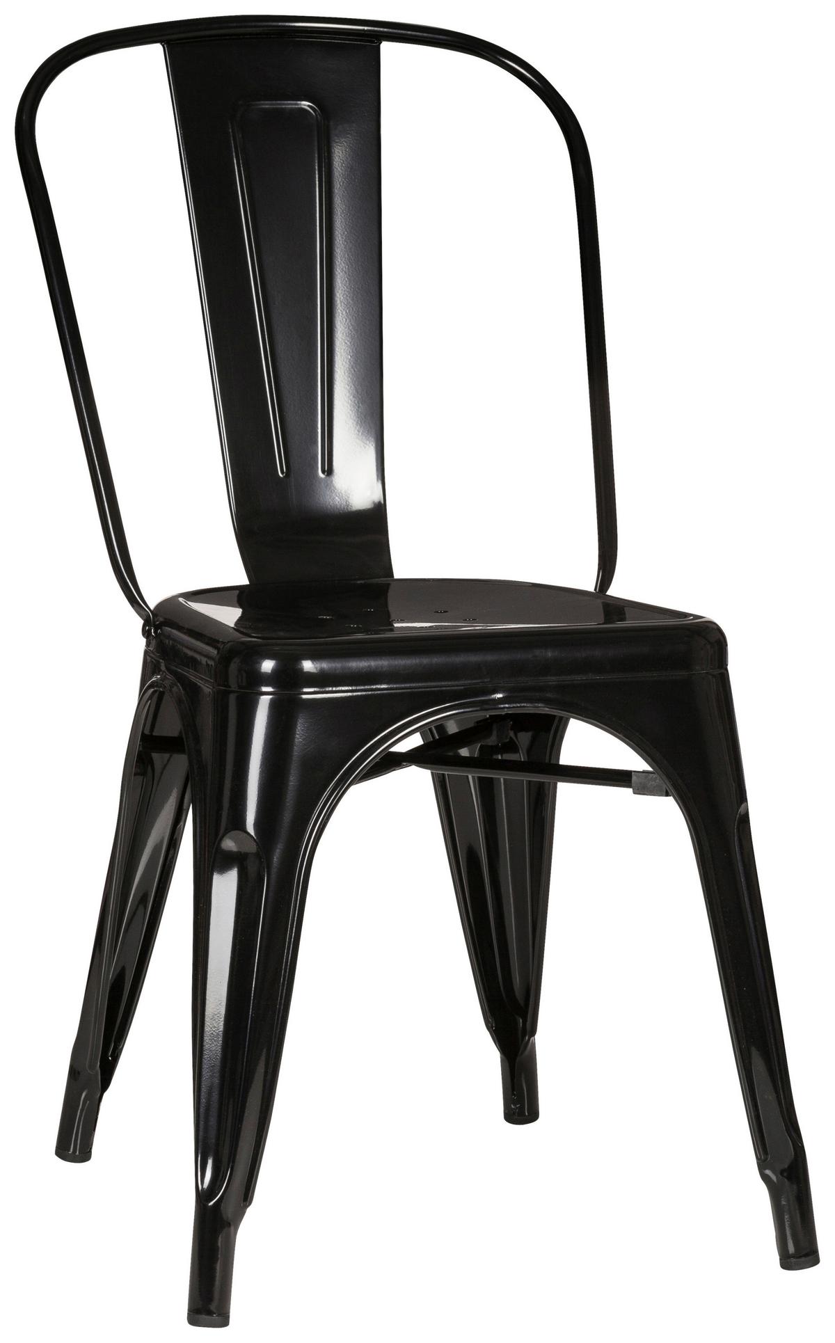 Stuhl Vantaggio Comfort Schwarz Bis 150 Kg - Schwarz, Basics, Metall (44/84/54cm) - MID.YOU
