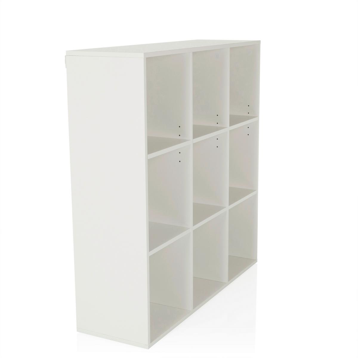 Regal Bjorke Weiß B: 97,5 Cm - Weiß, MODERN, Holzwerkstoff (97,5/100/30cm) - MID.YOU