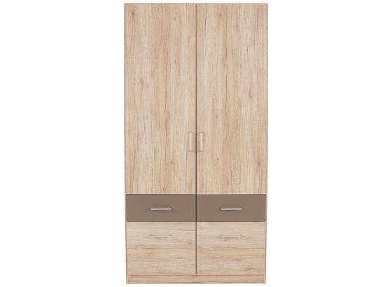 Kleiderschrank Aalen Extra, 91cm - Grau, KONVENTIONELL, Holzwerkstoff (91/197/54cm) Kleiderschrank Aalen Extra, 91cm - Grau, KONVENTIONELL, Holzwerkstoff (91/197/54cm)