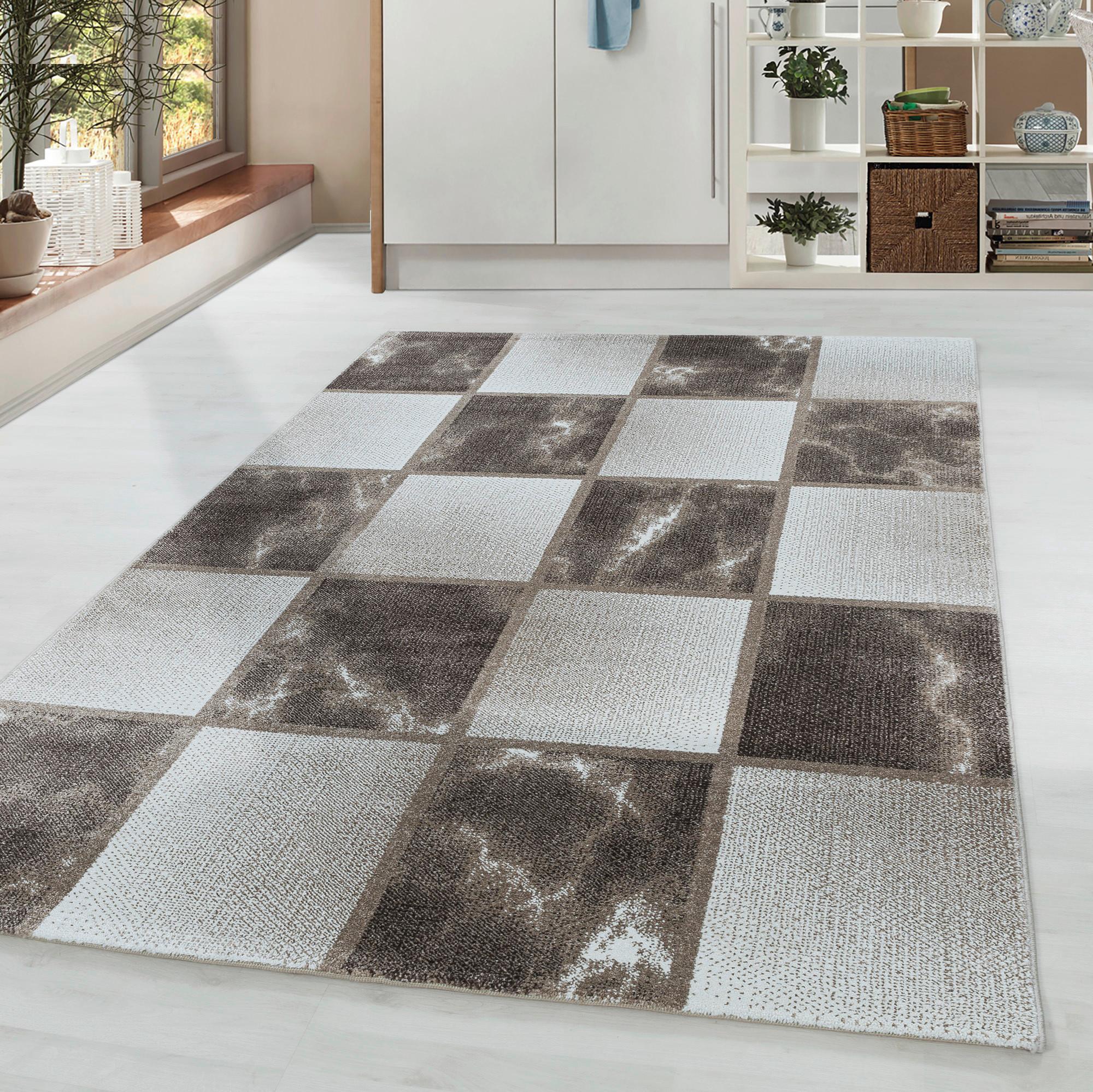 Webteppich Braun/Grau Naturfaser Ottawa 120x170 cm - Braun, Design, Textil (120/170cm)