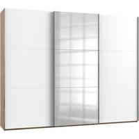 Schwebetürenschrank 300cm Level, Weiß/eiche Dekor - Eichefarben/Weiß, MODERN, Holzwerkstoff (300/236/65cm) - MID.YOU