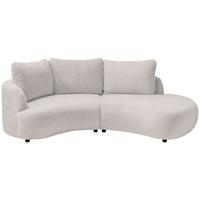 Ecksofa Doppo, Beige S: 139x250 cm - Beige/Schwarz, MODERN, Textil (139/250cm) - Livetastic