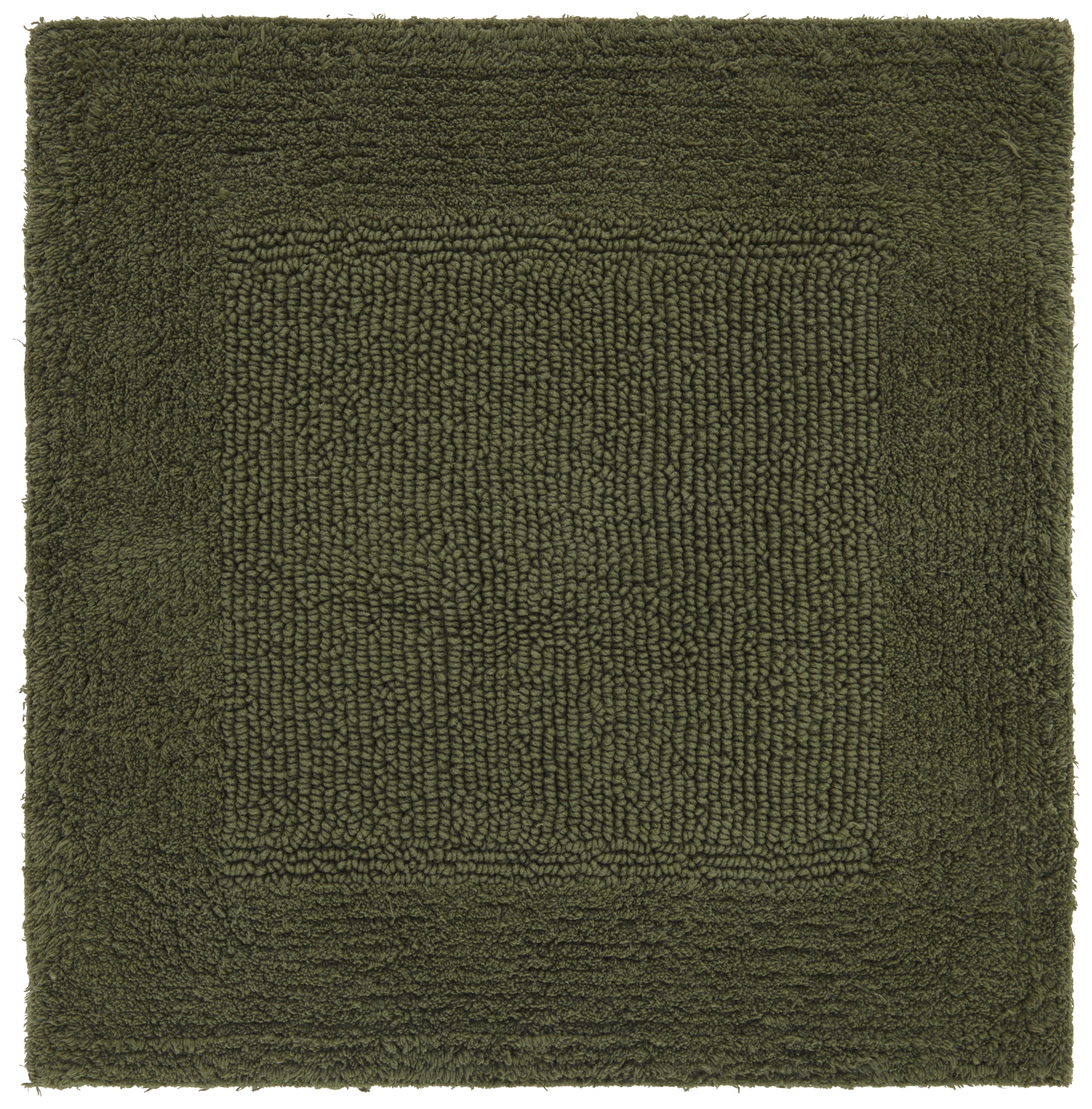 KÚPEĽŇOVÁ PREDLOŽKA Karen, 50/50cm, tmavozelená - tmavozelená, Konventionell, textil (50/50cm) - Premium Living