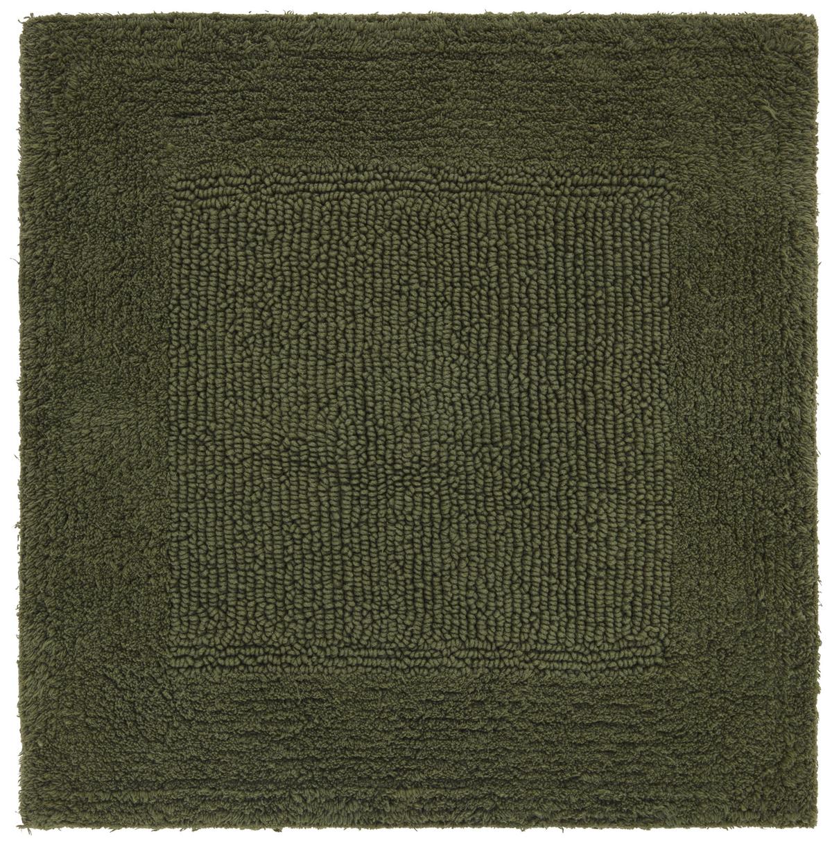 KÚPEĽŇOVÁ PREDLOŽKA Karen, 50/50cm, tmavozelená - tmavozelená, Konventionell, textil (50/50cm) - Premium Living