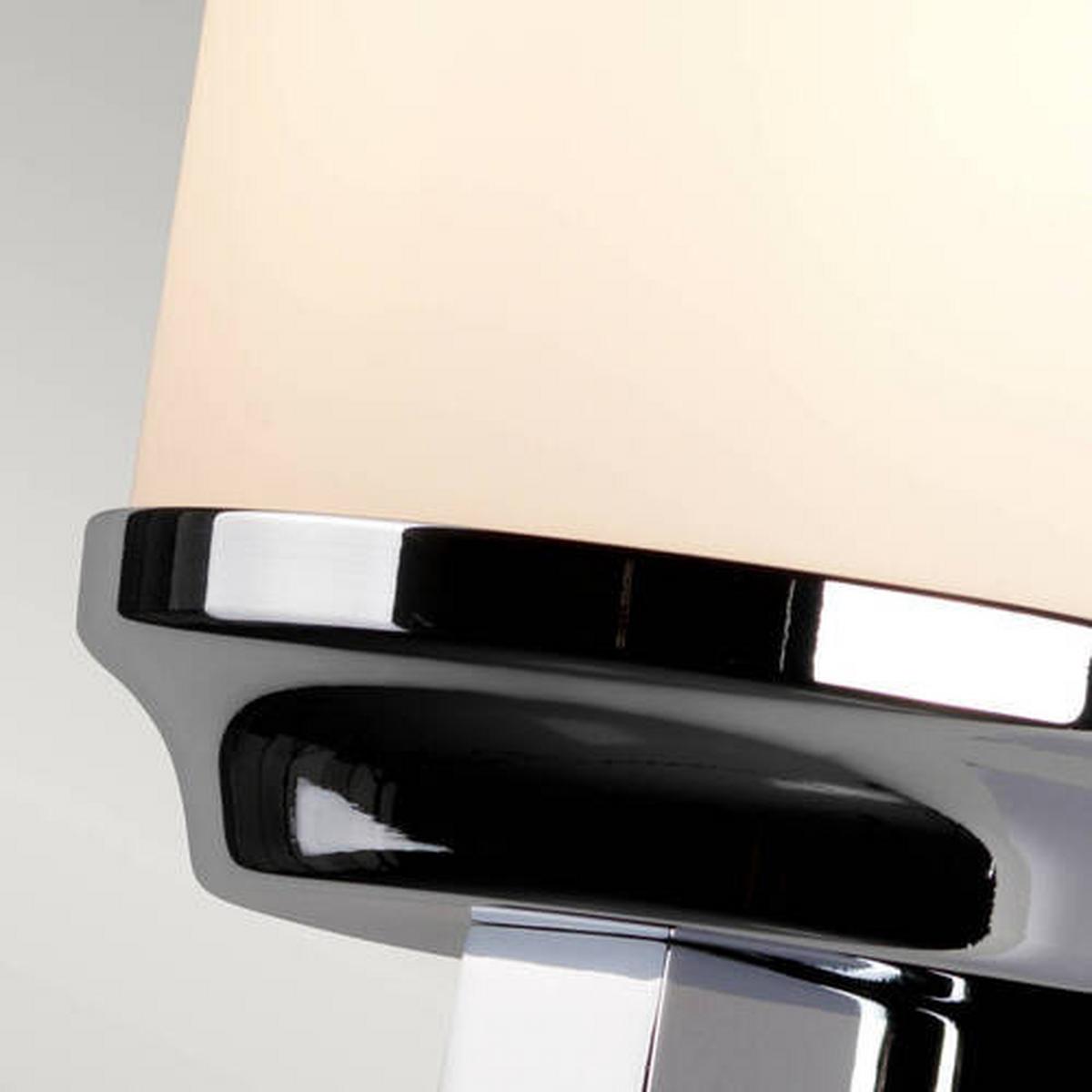 Badezimmer-wandleuchte Fe-Amalia1-Sbath - Chromfarben, Basics, Glas/Metall (11.4/12,9/24,1cm) - Elstead Lighting