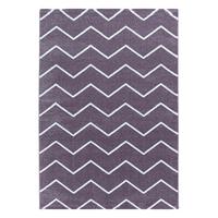 Teppich Läufer Lila Rio 80x250 Cm - Lila, Basics, Textil (80/250cm)