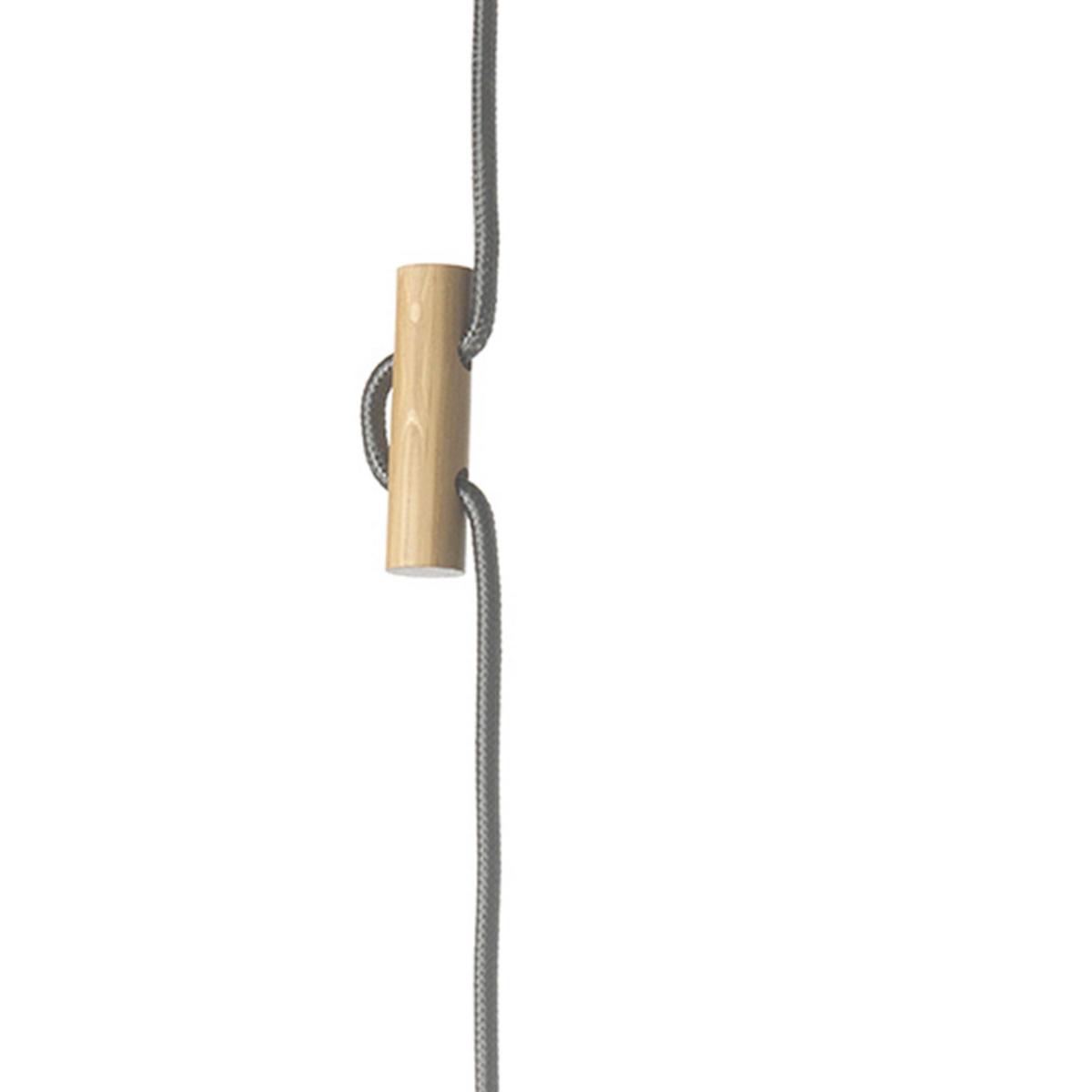 Függőlámpa 4093/s Ohana Vetro - fehér, Basics, üveg/fa (40/40/80cm)