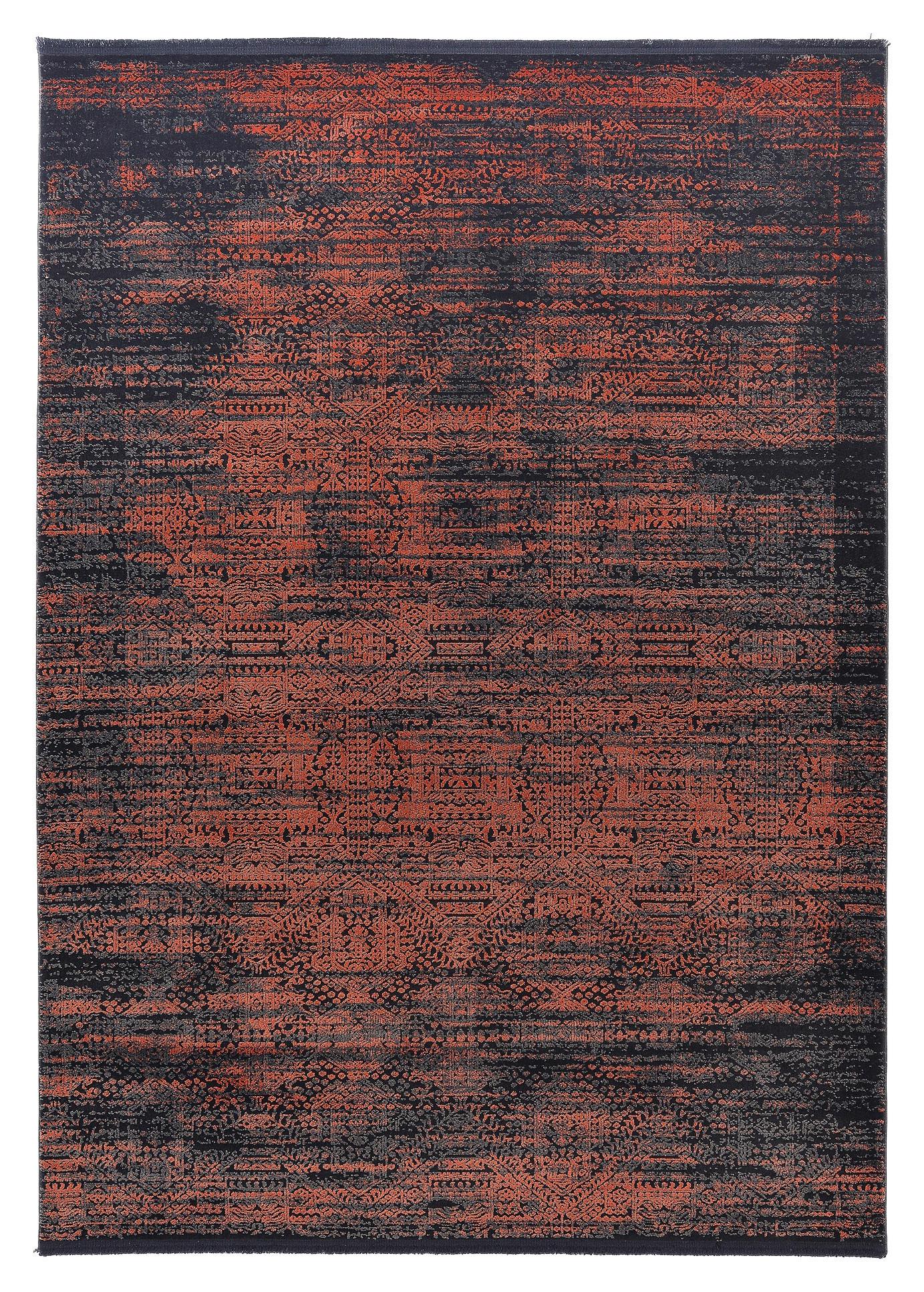 Webteppich Rio Kupferfarben 155x230 cm - Kupferfarben, Design, Textil (155/230cm) - Dieter Knoll