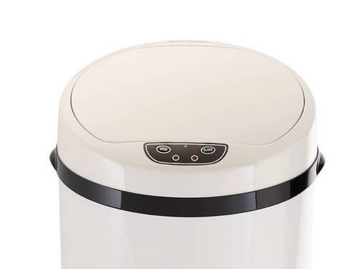 ODPADKOVÝ KÔŠ IR SENSOR - WHITE - 42L - čierna/biela, Trend, kov/plast (31/31/79,5cm) - Echtwerk