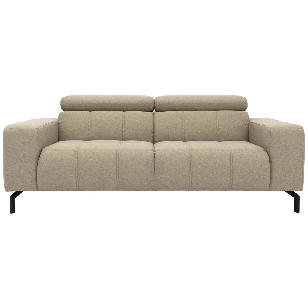 2-Sitzer-Sofa Cunelli Schlammfarben Webstoff