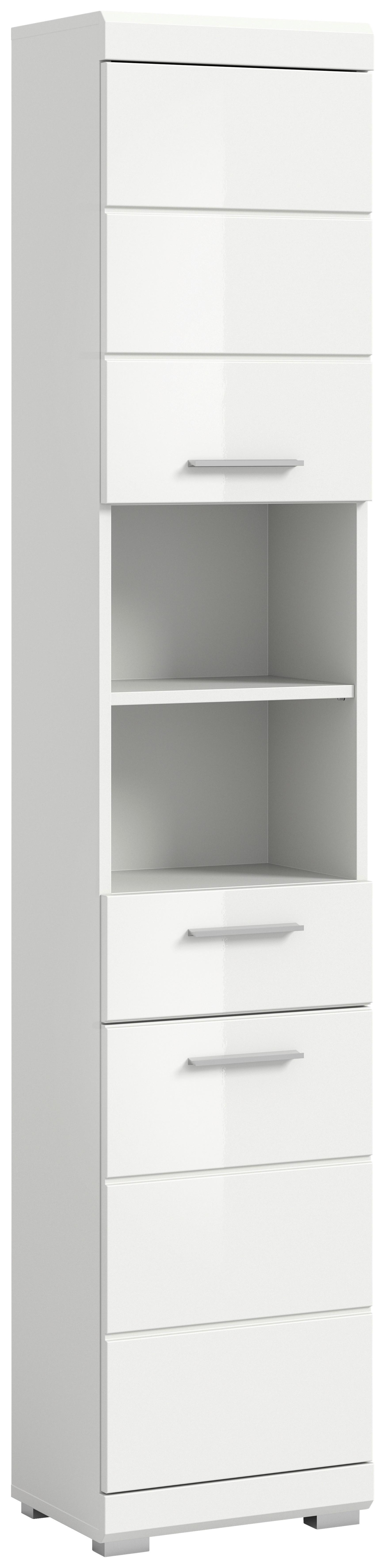 Badezimmer Hochschrank Scout BxH 37x191 cm Weiß