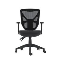 Drehstuhl Hudson Schwarz B: 64 cm - Schwarz, Design, Kunststoff/Textil (64/112/60cm) - MID.YOU