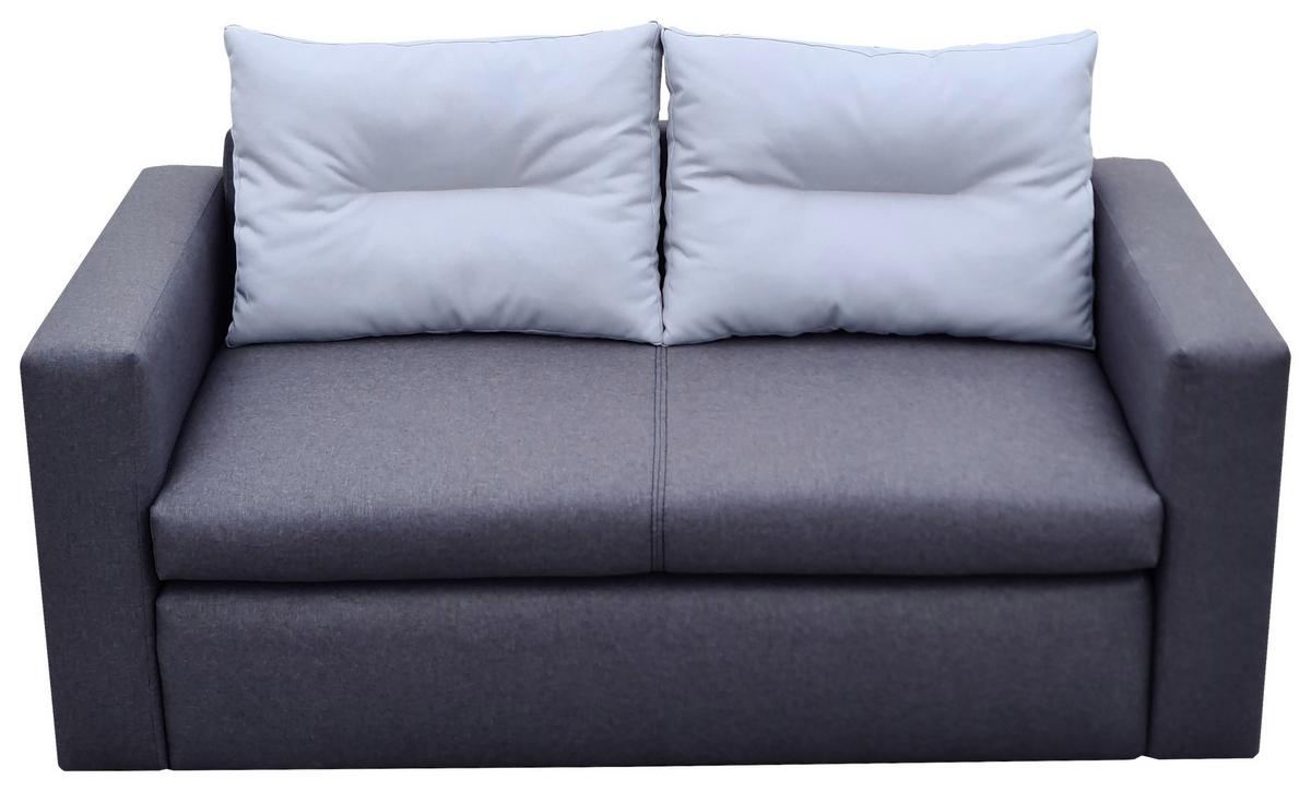 Kanapé Vigo - szürke, Romantik / Landhaus, faalapú anyag/textil (174/78/92cm)