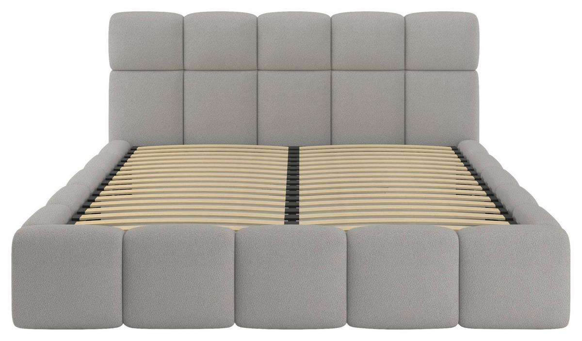 Polsterbett Cloudy Champagner, Lf: 160x200 Cm - Champagner, Trend, Holz/Holzwerkstoff (160/200cm) - Luca Bessoni