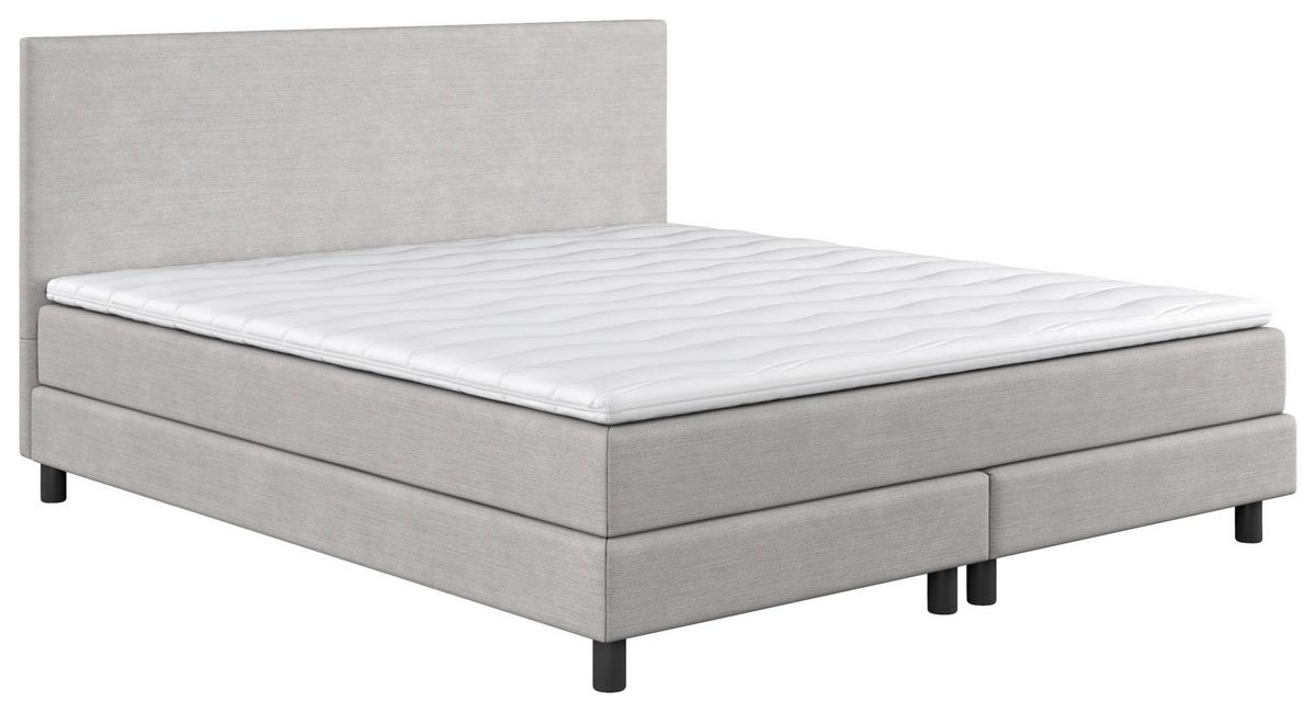 Box-ágy Andorra 140/200cm - világosszürke, Modern, faalapú anyag/textil (140/200cm) - MID.YOU