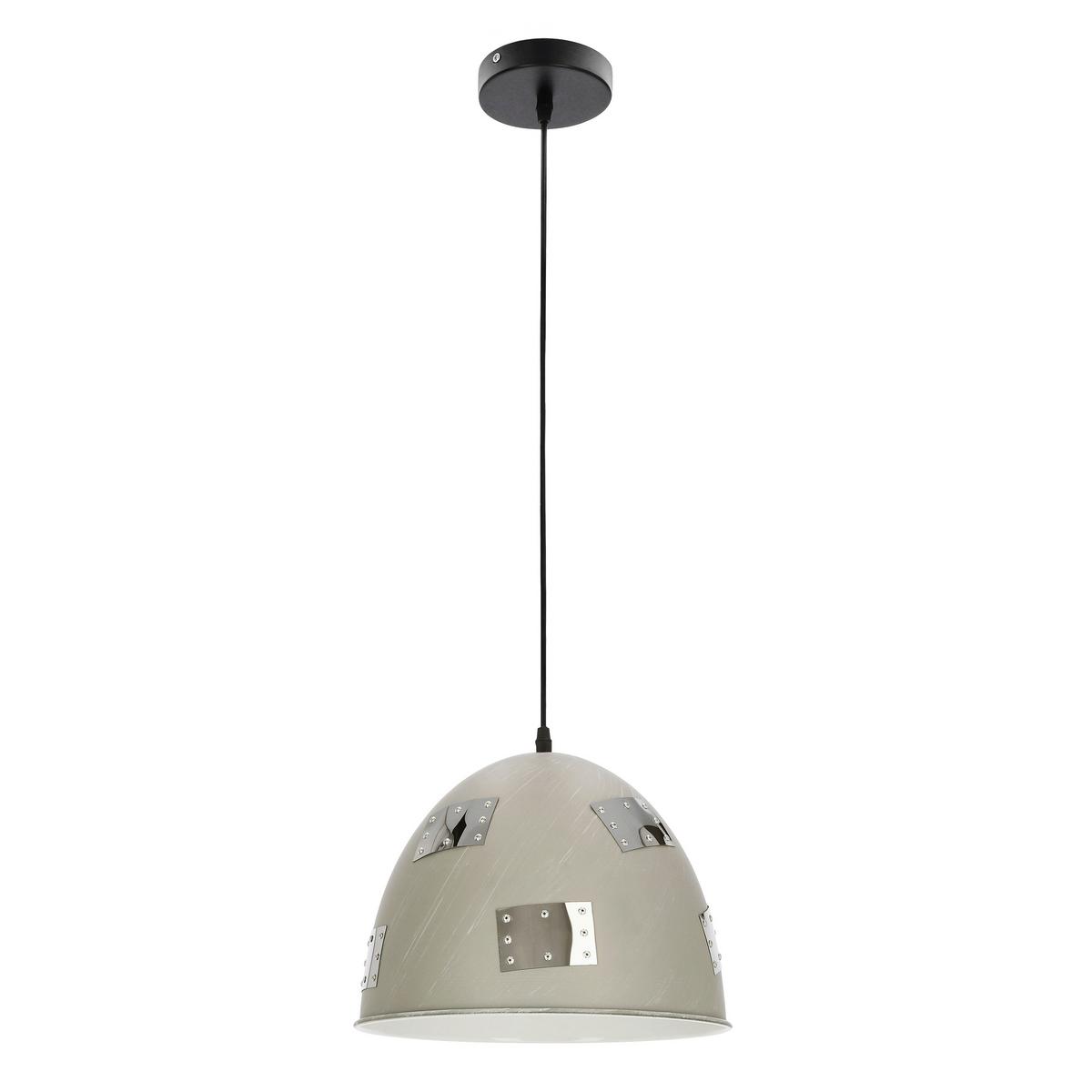 Pendelleuchte 31-43160 Patch - Chromfarben/Grau, Design, Metall (30/30/135cm)