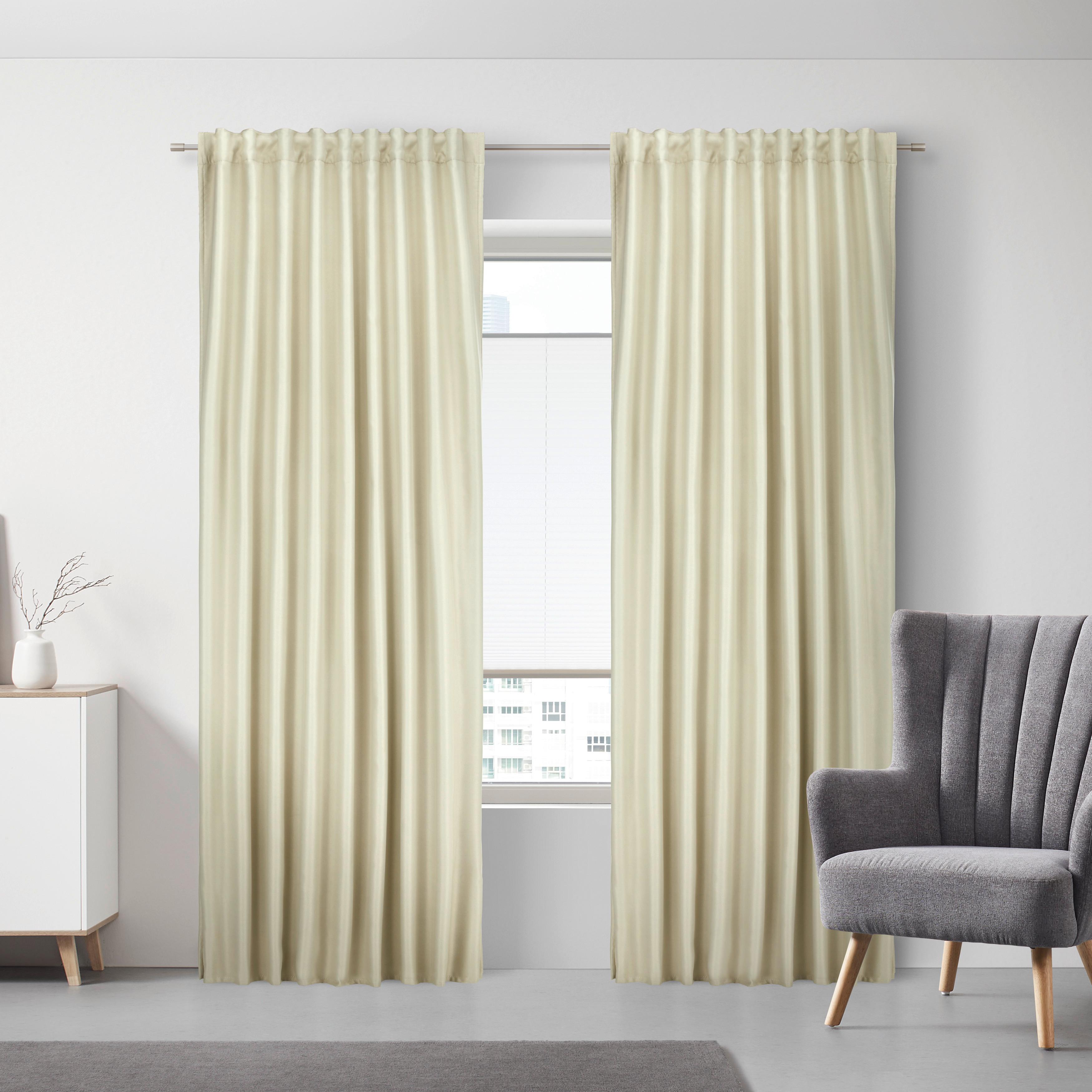 Hotový závěs Hamo přírodní, 135x245cm - přírodní barvy, Moderní, textil (135/245cm)