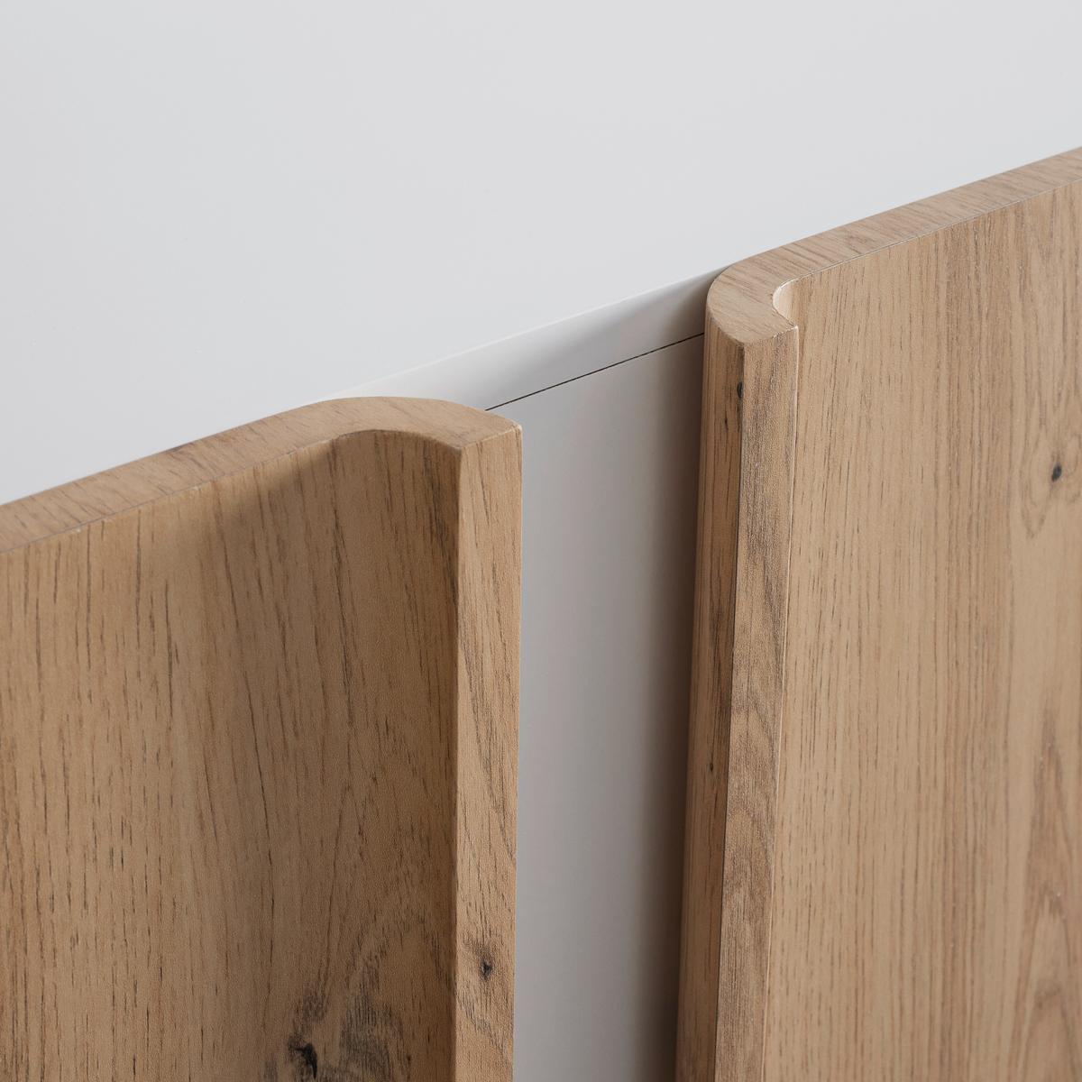 Komoda VIRA - biela/farba borovice, Modern, drevo (172/85/43cm) - Bessagi Home