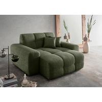 XXL-Sessel Bosco, Dunkelgrün B: 181 cm - Waldgrün/Schwarz, MODERN, Textil (181/87/155cm) - Livetastic