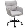 Drehstuhl Lecce - Hellgrau/Schwarz, LIFESTYLE, Holz/Kunststoff (59/83-91/62.5cm) - MID.YOU