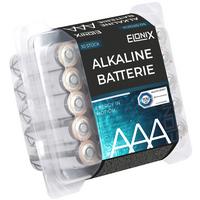 Baterie Alkaline AAA 30ks v balení - bílá/modrá, Basics (1/4,3cm)