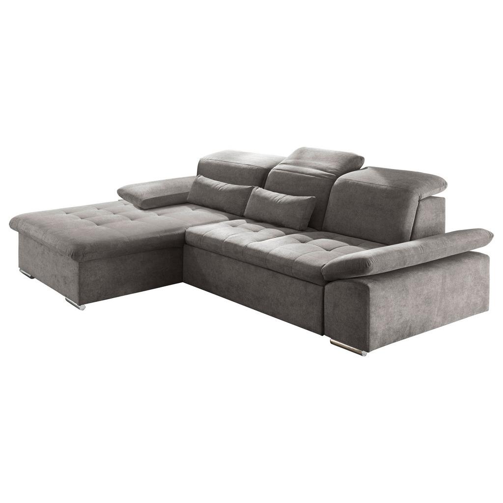 Ecksofa mit Schlaffunktion Wayne Webstoff 188x276 cm