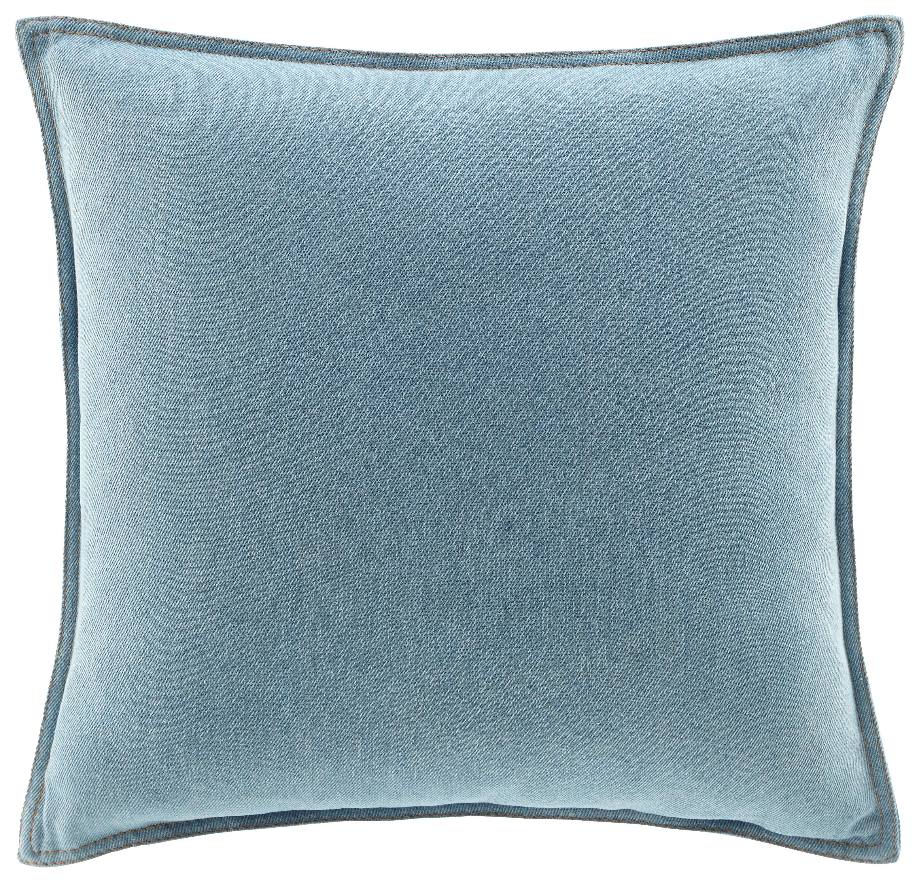 Polštář Tessa Sv.modrá 40x40 Cm - světle modrá, Moderní, textil (40/40cm) - Bessagi Home