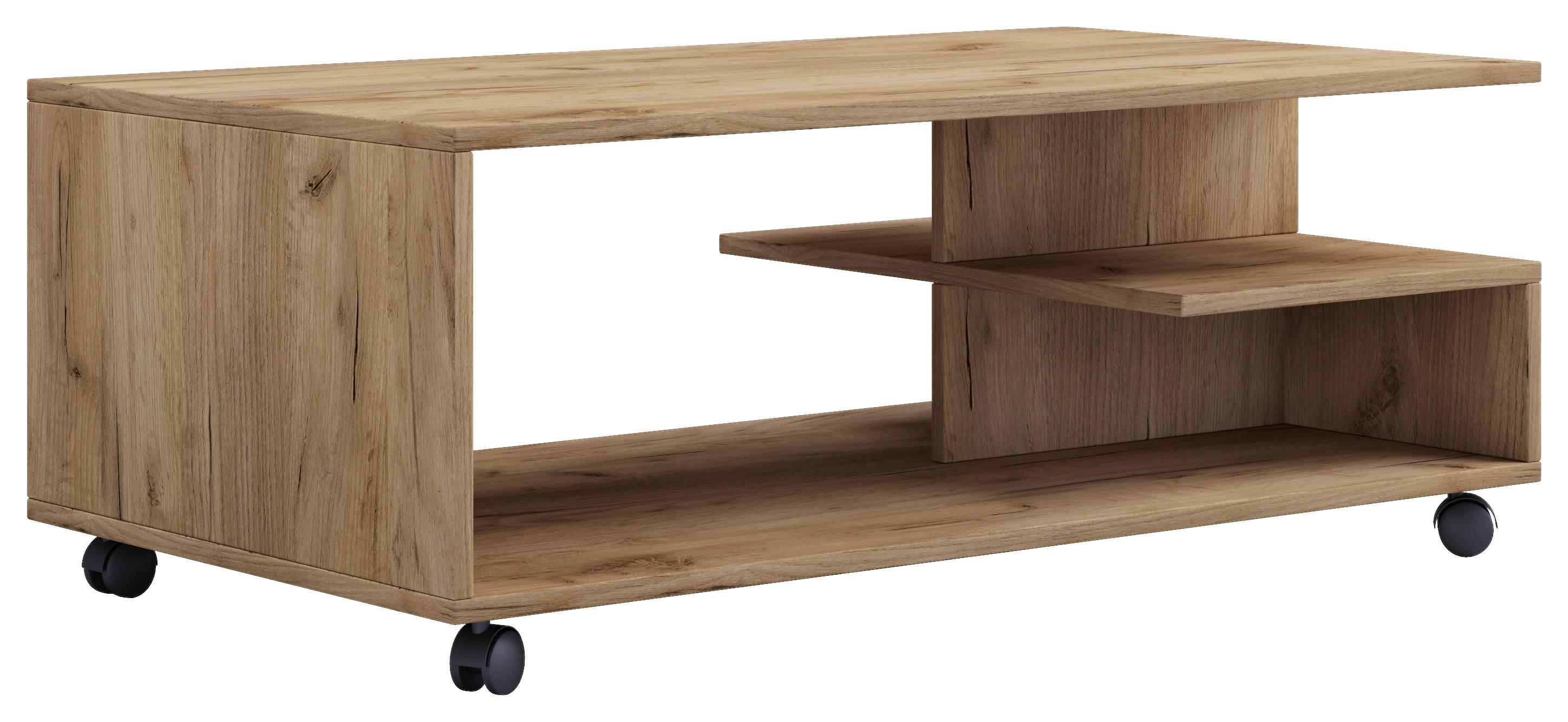 Couchtisch Stango Honigeiche Dekor - Honigeiche, Design, Holzwerkstoff/Kunststoff (100/50/40cm) - MID.YOU