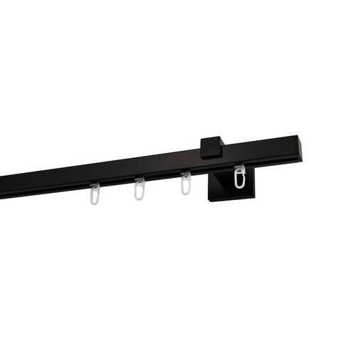 Vorhangstangenset 630 Cm - Schwarz, Basics, Metall (630cm)
