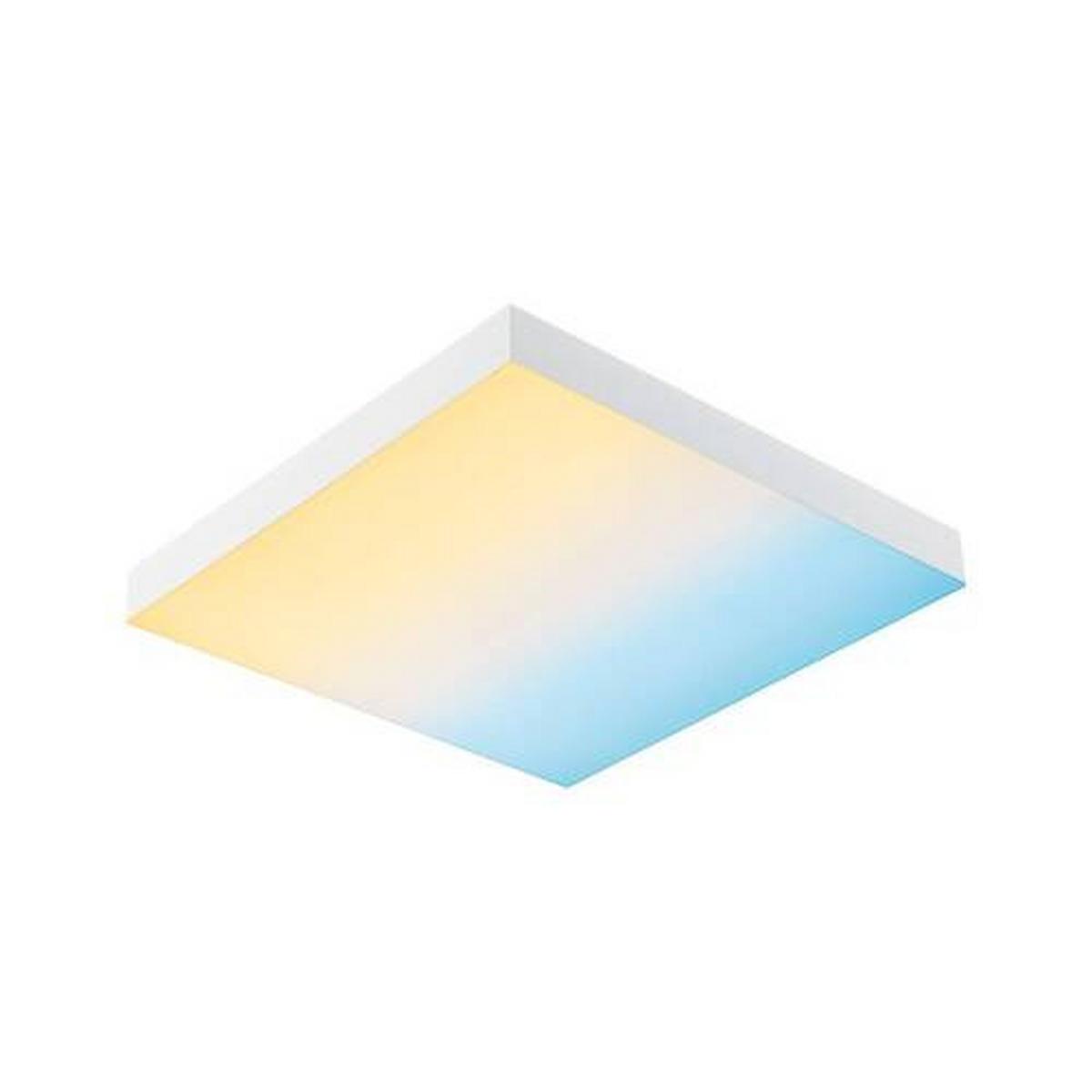 LED-Paneel L: 29,5 cm dimmbar - Weiß, Basics, Metall (29,5/29,5cm) - Paulmann