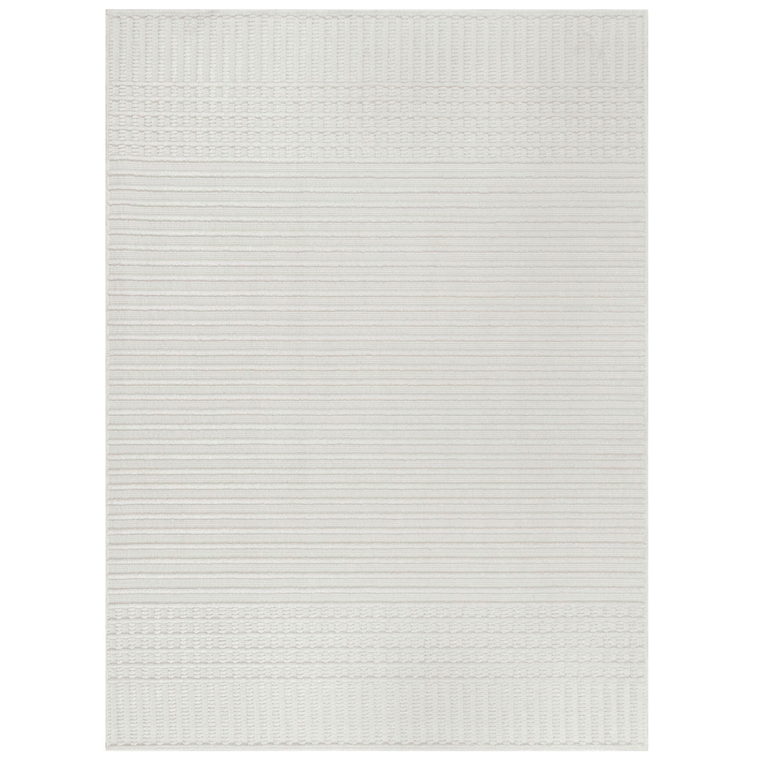 Webteppich Elton Stripe Wash Ivor 160x240 - Creme, Basics, Textil (160/240cm)