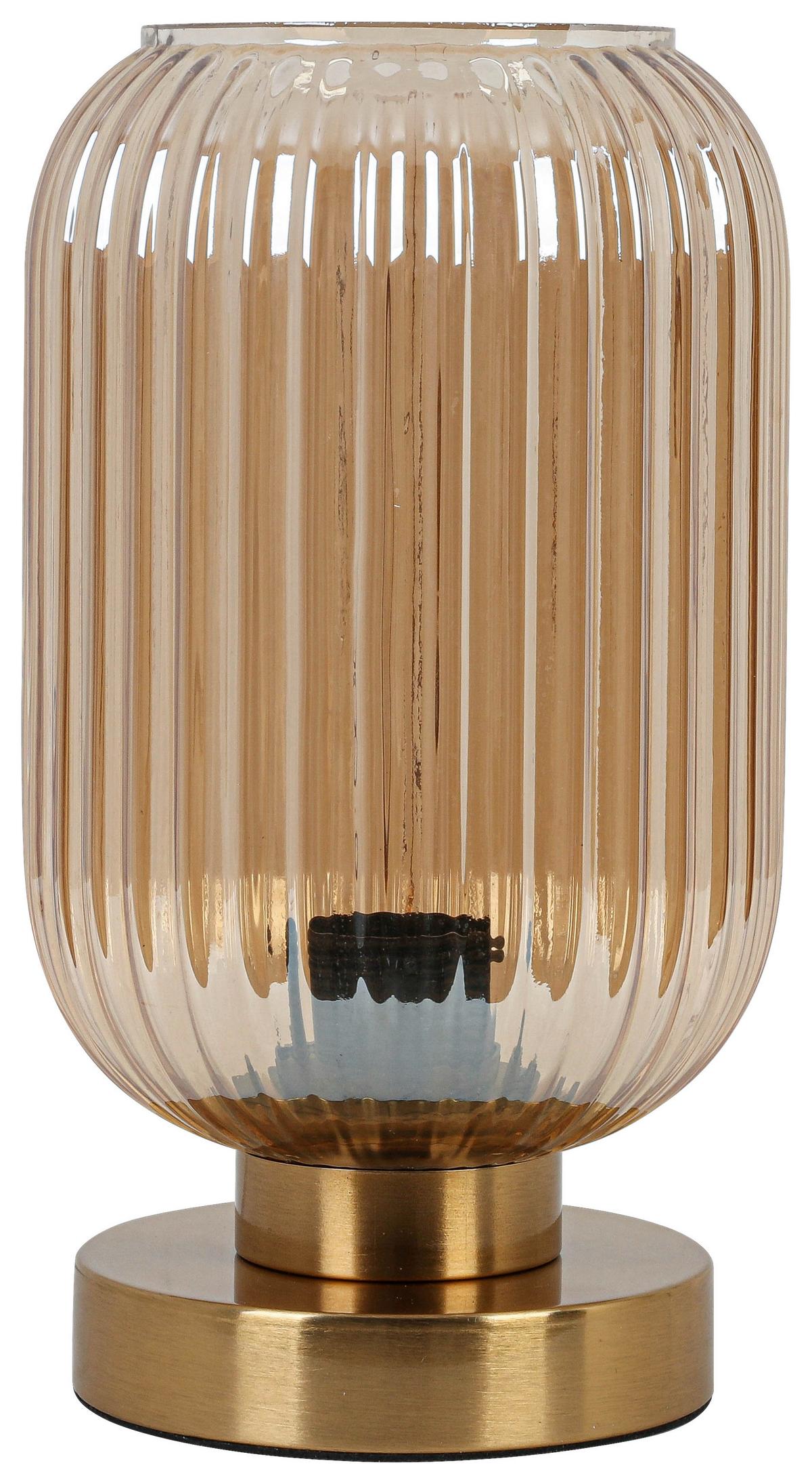 STOLNÁ LAMPA EXI - mosadzná, Modern, kov/plast (14/24cm) - Mömax