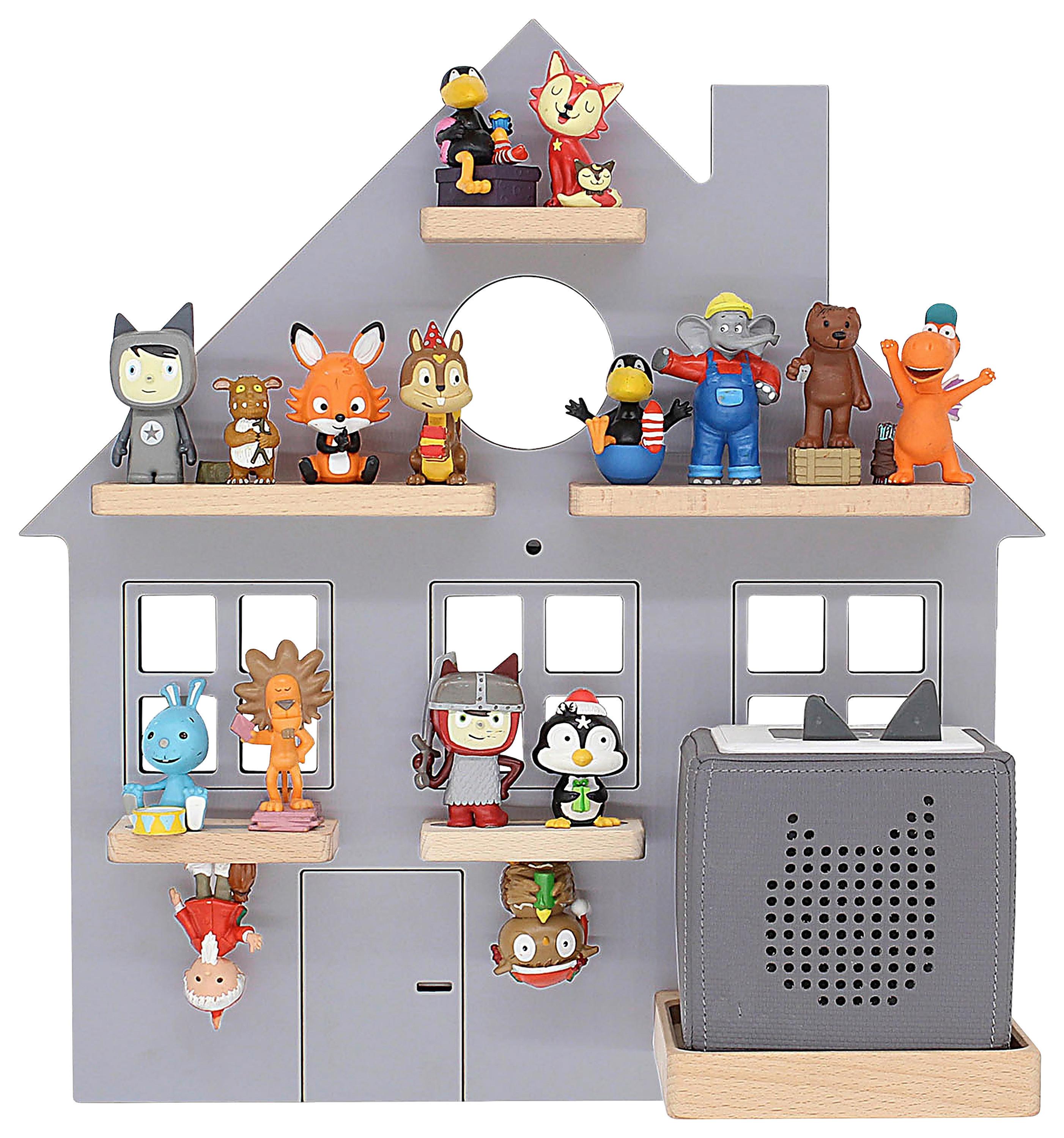 Kinderregal Boarti Grau B: 42 cm - Grau, MODERN, Holzwerkstoff (42/44/19cm) - MID.YOU